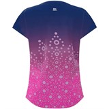 Bidi Badu COLORTWIST (W) Футболка теннисная женская Розовый/Темно-синий - фото 264469