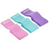 Starfit ES-204 Мини-эспандер низкая нагрузка текстиль Розовый пастель - фото 264505
