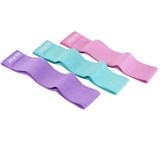 Starfit ES-204 Мини-эспандер низкая нагрузка текстиль Розовый пастель - фото 264507