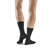 CEP ALLDAY MID CUT COMPRESSION SOCKS (W) Компрессионные носки для восстановления и путешествий женские Черный/Серый - фото 264638