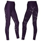 CEP REFLECTIVE TIGHTS (W) Компрессионные тайтсы для бега женские Фиолетовый - фото 264755