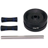 Starfit CORE RL-106 Ролик для пресса широкий Черный/Темно-синий - фото 264883