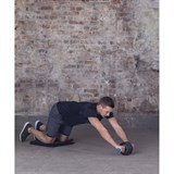 Starfit CORE RL-106 Ролик для пресса широкий Черный/Темно-синий - фото 264886