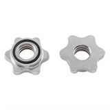 Starfit BB-103 Гриф для штанги прямой, d=25 мм, 120 см с металлическими замками - фото 265130