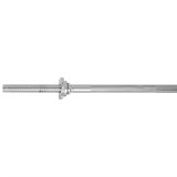 Starfit BB-103 Гриф для штанги прямой, d=25 мм, 120 см с металлическими замками - фото 265134