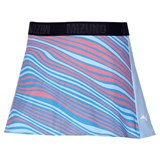 Mizuno FLYING SKIRT (W) Юбка теннисная женская Голубой/Синий/Оранжевый - фото 265203