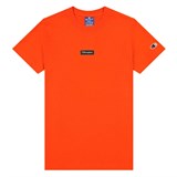 Champion CREWNECK T-SHIRT (W) (114358) Футболка женская Оранжевый/Черный - фото 265460