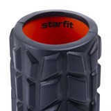 Starfit FA-509 Ролик массажный высокая жесткость 33x13,5 cм Черный/Оранжевый - фото 265591