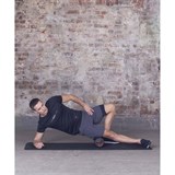 Starfit FA-509 Ролик массажный высокая жесткость 33x13,5 cм Черный/Оранжевый - фото 265592