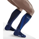 CEP SKI TOURING TALL COMPRESSION SOCKS Компрессионные гольфы с шерстью мериноса для катания на лыжах Темно-синий/Синий - фото 265625