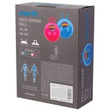 Starfit GB-406 45СМ, 500Г Мяч-попрыгун с ручкой антивзрыв Голубой - фото 265699