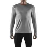 CEP RUN LONG SLEEVE SHIRT Футболка беговая с длинным рукавом Серый - фото 265745