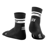 CEP 80S MID CUT COMPRESSION SOCKS Компрессионные носки Черный/Белый - фото 265776