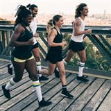 CEP 80S MID CUT COMPRESSION SOCKS Компрессионные носки Черный/Белый - фото 265779