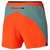 Mizuno ALPHA 5.5 SHORT "NASTURTIUM/LEAD" Шорты беговые Оранжевый/Серый - фото 265795