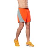 Mizuno ALPHA 5.5 SHORT "NASTURTIUM/LEAD" Шорты беговые Оранжевый/Серый - фото 265797