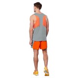 Mizuno ALPHA 5.5 SHORT "NASTURTIUM/LEAD" Шорты беговые Оранжевый/Серый - фото 265798