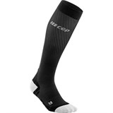 CEP ULTRALIGHT TALL COMPRESSION SOCKS Компрессионные гольфы ультратонкие Черный/Белый - фото 265829