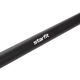 Starfit BB-104 Гриф для аэробики 120 см d=25 мм неопреновый с пружинными замками Черный - фото 266059