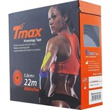 Tmax 22M EXTRA STICKY PINK 5см×22м Кинезиотейп Черный - фото 266272