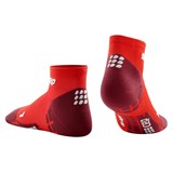 CEP ULTRALIGHT LOW CUT COMPRESSION SOCKS Компрессионные короткие носки для бега ультратонкие Красный - фото 266343