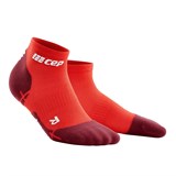 CEP ULTRALIGHT LOW CUT COMPRESSION SOCKS Компрессионные короткие носки для бега ультратонкие Красный - фото 266345