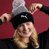 Puma WS POM BEANIE Шапка Черный/Серый - фото 266360