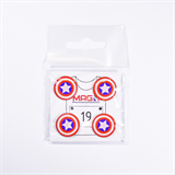 Magni КАПИТАН АМЕРИКА Магнитные держатели спортивных номеров - фото 266652