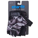 Starfit WG-101 Перчатки для фитнеса Серый камуфляж - фото 266759