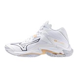 Mizuno WAVE LIGHTNING Z8 MID (W) Кроссовки волейбольные женские Белый/Темно-синий - фото 266892