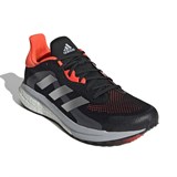 Adidas SOLARGLIDE 4 ST Кроссовки беговые Черный/Оранжевый - фото 266988