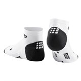 CEP LOW CUT COMPRESSION SOCKS 3.0 (W) Компрессионные короткие носки женские Белый/Черный - фото 267115