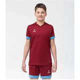 Jögel DIVISION PERFORMDRY UNION JERSEY ВЕЛЕС Футболка Гранатовый/Голубой - фото 267179