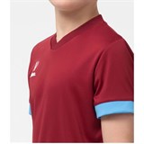 Jögel DIVISION PERFORMDRY UNION JERSEY ВЕЛЕС Футболка Гранатовый/Голубой - фото 267180