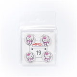 Magni ANGRY HELLO KITTY Магнитные держатели спортивных номеров - фото 267244