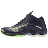Mizuno WAVE LIGHTNING Z7 MID Кроссовки волейбольные Темно-синий/Зеленый - фото 267290