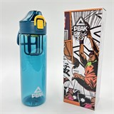 Peak SPORT WATER BOTTLE 0.8L TURQUOISE Спортивная бутылка с шейкером Синий - фото 267304