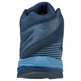 Mizuno WAVE VOLTAGE MID Кроссовки волейбольные Темно-синий/Голубой - фото 267416