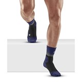 CEP HIKING MAX MID CUT COMPRESSION SOCKS Компрессионные носки Серый/Фиолетовый - фото 267423