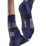 CEP HIKING MAX MID CUT COMPRESSION SOCKS Компрессионные носки Серый/Фиолетовый - фото 267425