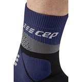 CEP HIKING MAX MID CUT COMPRESSION SOCKS Компрессионные носки Серый/Фиолетовый - фото 267427