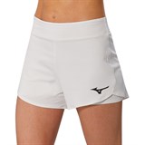 Mizuno FLEX SHORT (W) Шорты теннисные женские Белый/Черный - фото 267522