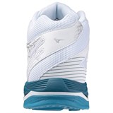 Mizuno WAVE VOLTAGE MID Кроссовки волейбольные Белый/Голубой - фото 267536