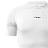 Jögel CAMP PERFORMDRY TOP SS Футболка компрессионная Белый/Черный - фото 267733