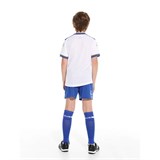 Kelme FOOTBALL SUIT KID Форма футбольная детская Белый/Синий/Золотой - фото 267745 Kelme FOOTBALL SUIT KID Форма футбольная детская Белый/Синий/Золотой - фото 267745