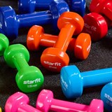 Starfit DB-101 2 КГ Гантель виниловая Оранжевый - фото 267895