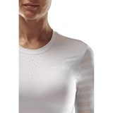 CEP ULTRALIGHT LONG SLEEVE RUN SHIRT (W) Футболка беговая с длинным рукавом женская Белый - фото 268017