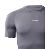 Jögel CAMP PERFORMDRY TOP SS Футболка компрессионная Темно-серый/Белый - фото 268139