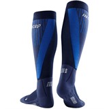 CEP SKI TOURING TALL COMPRESSION SOCKS (W) Компрессионные гольфы с шерстью мериноса для катания на лыжах женские Темно-синий/Синий - фото 268607