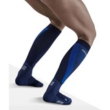 CEP SKI TOURING TALL COMPRESSION SOCKS (W) Компрессионные гольфы с шерстью мериноса для катания на лыжах женские Темно-синий/Синий - фото 268608